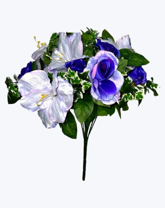 ROSA CON AMARILIS X14