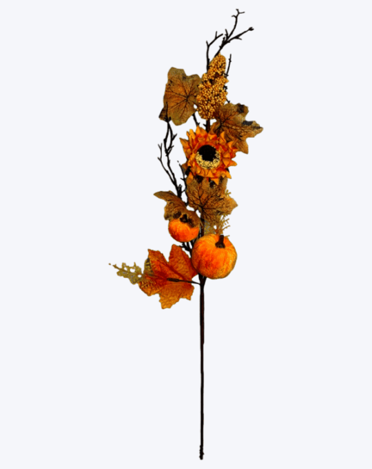 VARA CALABAZA CON TERCIOPELO